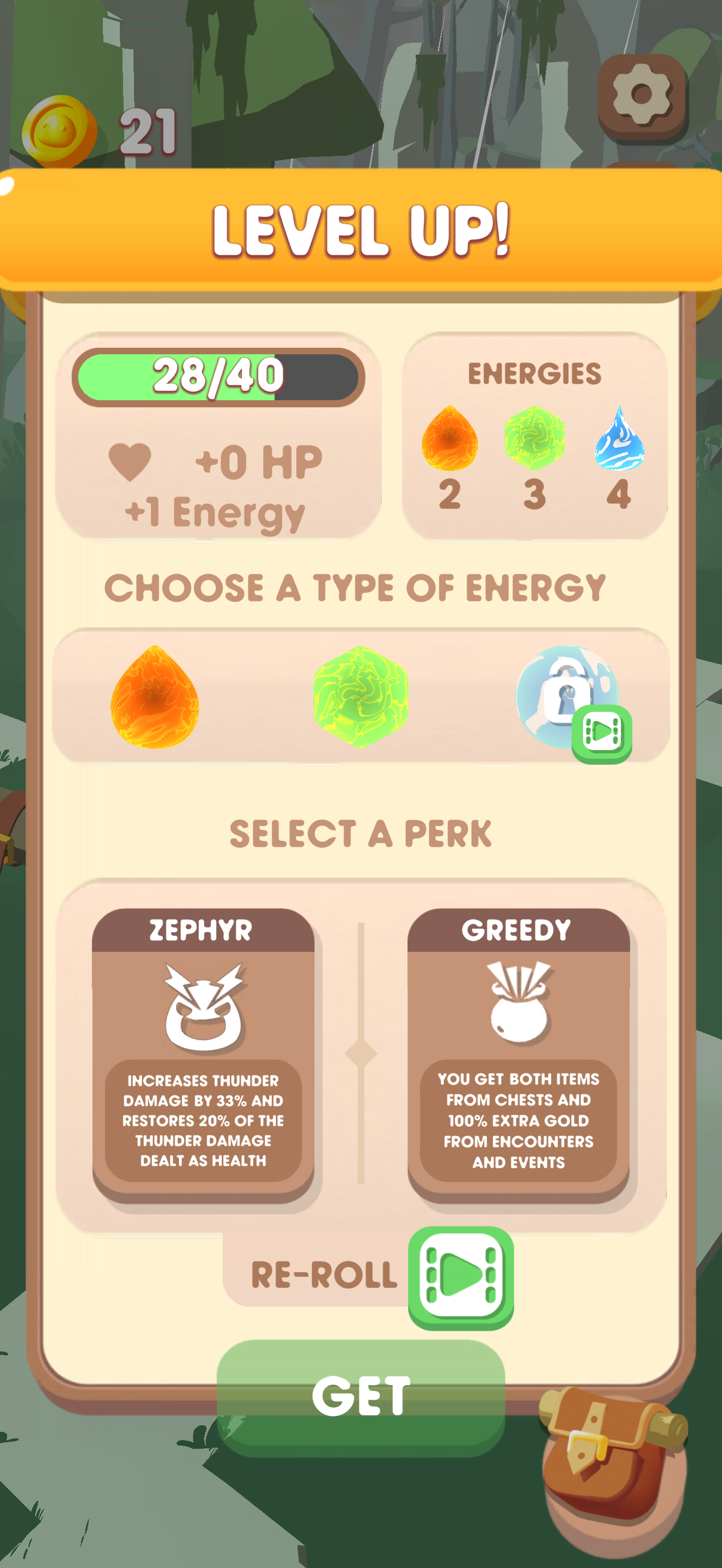 Feature: Evolve Your Slime - Illustrate slime evolution, perk choices, or gear screen