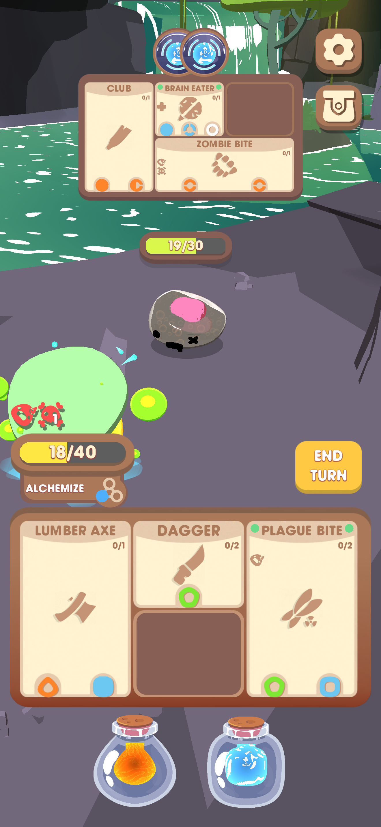 Feature: Tactical Item Combat - Showcase item cards or strategic gameplay moment
