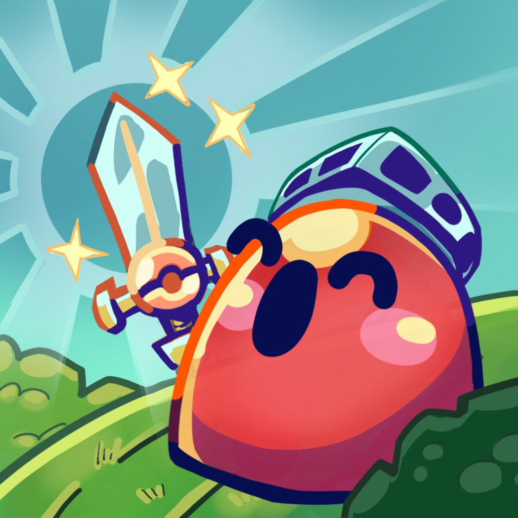 Rogue Slime Game Icon (App Icon, e.g., 512x512px)